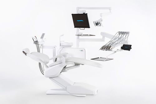 带椅子牙科治疗设备 - Model Pro 500 - DIPLOMAT DENTAL s.r.o. - 紧凑型 / 带监护仪 / 带器械架