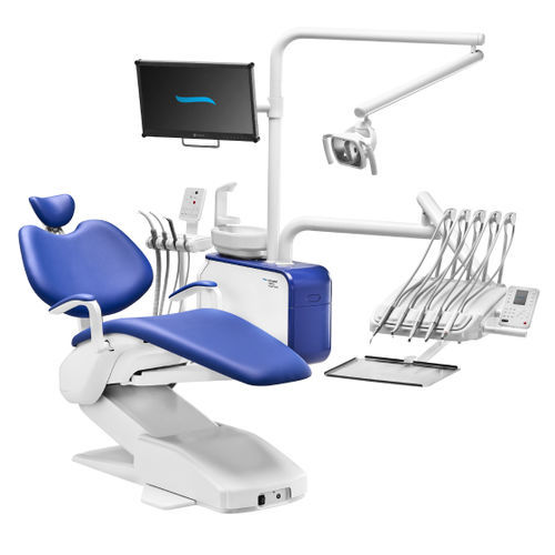 带电动椅牙科治疗设备 - Model One - DIPLOMAT DENTAL s.r.o. - 具有活动头枕 / 紧凑型 / 带监护仪