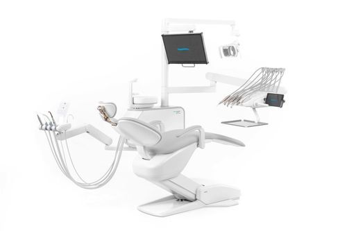 带椅子牙科治疗设备 - Model Pro 500 - DIPLOMAT DENTAL s.r.o. - 紧凑型 / 带监护仪 / 带器械架
