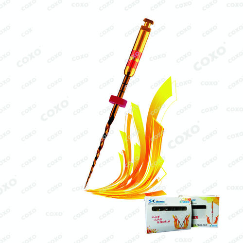 旋转牙髓锉刀 - SC-PRO 2018 - coxo Medical Instrument Co., Ltd.   - 手动 / 用于根管治疗 / 钛镍