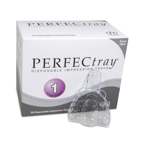 部分牙齿口腔印模托盘 - PERFECtray®#1  - DenMat Holdings - 带孔