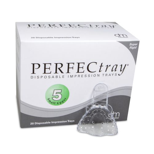 部分牙齿口腔印模托盘 - Perfectray® #5  - DenMat Holdings - 上牙 / 带孔