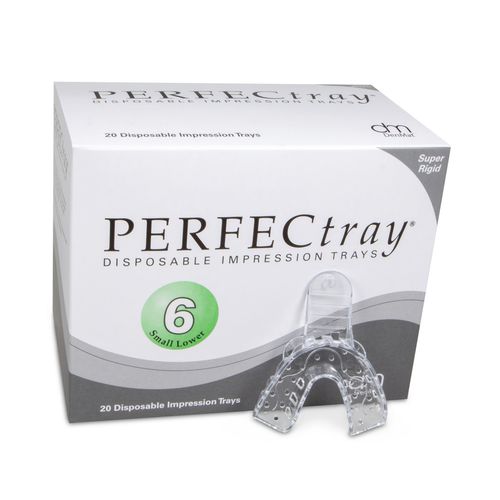 部分牙齿口腔印模托盘 - Perfectray® #6  - DenMat Holdings - 下部 / 带孔
