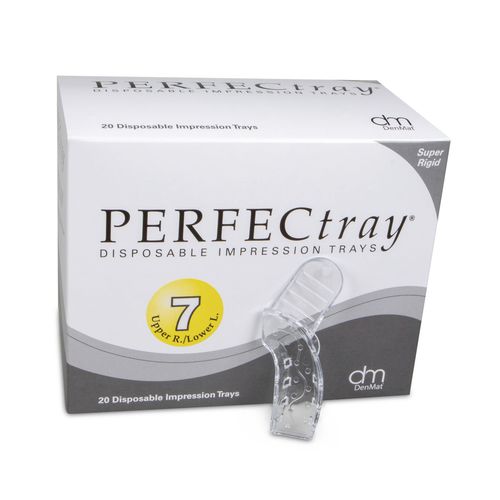 部分牙齿口腔印模托盘 - Perfectray® #7  - DenMat Holdings - 上牙 / 下部 / 带孔