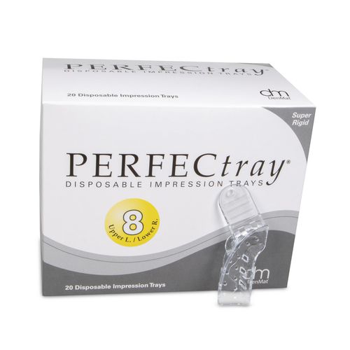 部分牙齿口腔印模托盘 - Perfectray® #8  - DenMat Holdings - 上牙 / 下部 / 带孔