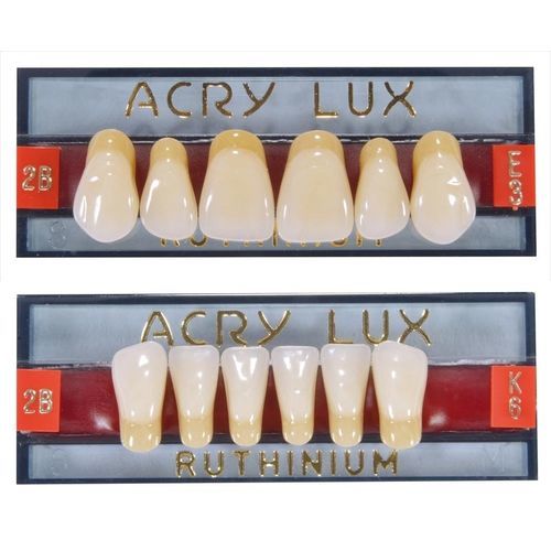 丙烯塑料假牙 - Acry Lux  - Ruthinium Group/登士柏西诺德牙科产品 - 后牙 / 后牙 / 下切牙