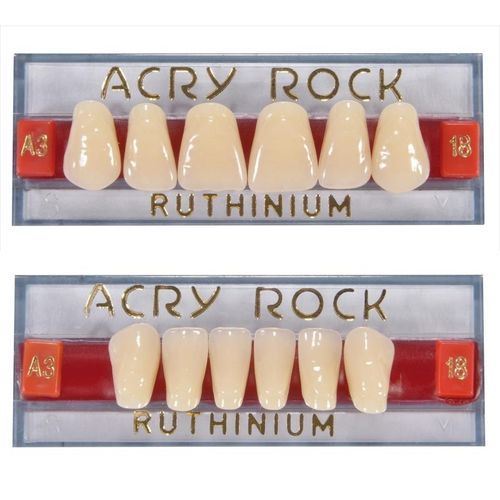 丙烯塑料假牙 - Acry Rock V - Ruthinium Group/登士柏西诺德牙科产品 - 后牙 / 后牙 / 下切牙