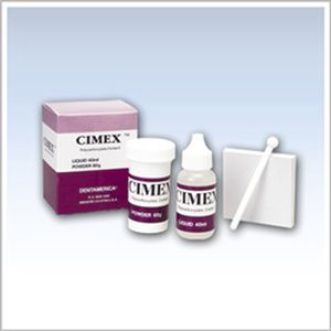 牙桥牙齿胶粘剂 - CIMEX - DENTAMERICA, Inc.   - 用于牙冠 / 正畸托槽