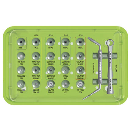 牙种植外科器械套件 - UXIFN, UXNS - Dentium - 用于牙科手术
