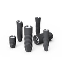 圆柱形牙齿植入物 - OsseoSpeed EV - DENTSPLY Implants GmbH - 钛 / 内部 / 窄