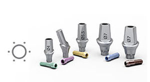 金属种植体基台 - TiDesign™ EV/ ZirDesign™ EV - DENTSPLY Implants GmbH - 内六角形 / 解剖型