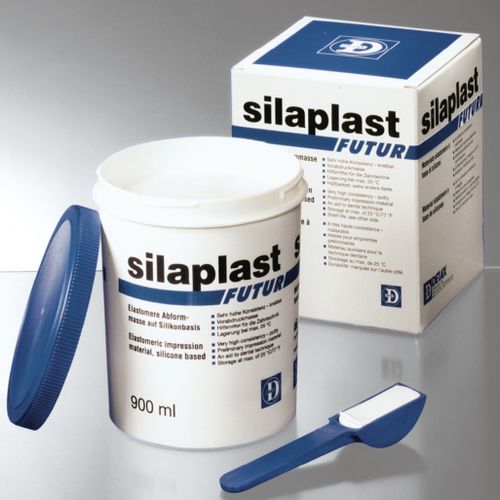 硅胶牙科材料 - silaplast Futur - DETAX GmbH & Co. KG   - 用于印模托盘 / 白色