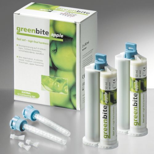 硅胶牙科材料 - greenbite apple - DETAX GmbH & Co. KG   - 用于印模托盘