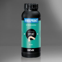 树脂材质牙科材料 - FREEPRINT® splint - DETAX GmbH & Co. KG   - 流动式 / 用于3D打印 / 牙龈