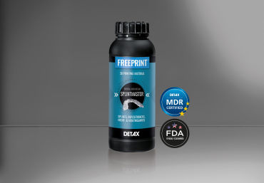 树脂材质牙科材料 - FREEPRINT® SPLINTMASTER TAFF & FLEX - DETAX GmbH & Co. KG   - 用于治疗固定托 / 用于3D打印 / 透明