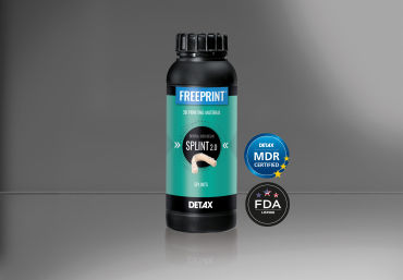 树脂材质牙科材料 - FREEPRINT® splint 2.0 - DETAX GmbH & Co. KG   - 牙齿修复 / 用于3D打印 / 透明