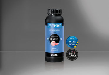树脂材质牙科材料 - FREEPRINT® denture - DETAX GmbH & Co. KG   - 用于3D打印 / 用于假牙制造 / 透明