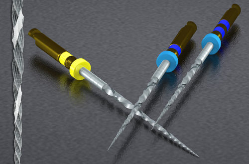旋转牙髓锉刀 - SafeSiders HF - ESSENTIAL DENTAL SYSTEMS   - 用于根管治疗 / 钛镍