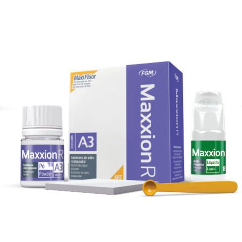 牙齿修复牙齿胶粘剂 - MAXXION R - FGM Dental Products - 玻璃离聚物 / 液体