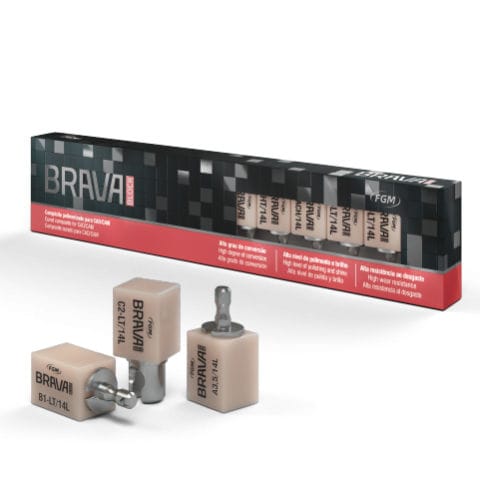 玻璃陶瓷牙科材料 - BRAVA BLOCK - FGM Dental Products - 合成 / 铣削 / 后牙