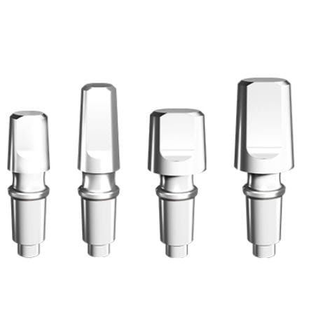 不锈钢种植体基台 - 02.0x.0x series - FGM Dental Products - 内部 / 直线型 / 骨水泥固定