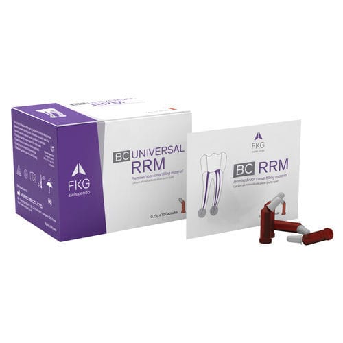 羟基磷灰石牙科材料 - BC UNIVERSAL RRM - FKG Dentaire - 用于根管充填 / 白色 / 不透射线