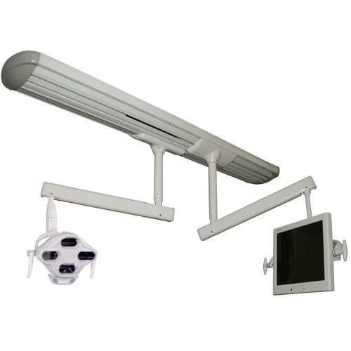 吊顶无影灯 - Dual Track - Flight Dental Systems   - LED / 2臂式 / 带视频监视器