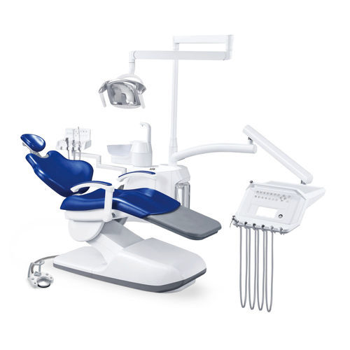 带椅子牙科治疗设备 - AL-398HG - Foshan Anle Medical Apparatus - 具有活动头枕 / 带卫生系统 / 带器械架