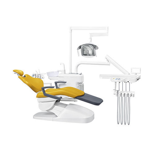 带椅子牙科治疗设备 - AL-398HC - Foshan Anle Medical Apparatus - 具有活动头枕 / 带卫生系统 / 带器械架