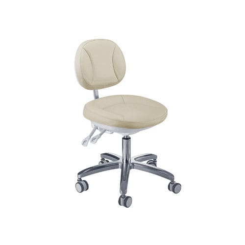 牙科凳子 - 338B  - Foshan Anle Medical Apparatus - 可调高度 / 带椅背 / 带滑轮