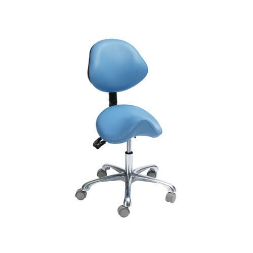 牙科凳子 - 338C stool - Foshan Anle Medical Apparatus - 可调高度 / 带椅背 / 带滑轮