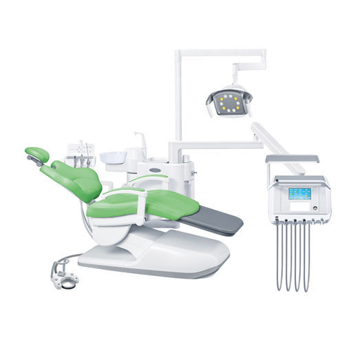带电动椅牙科治疗设备 - AL-388SA - Foshan Anle Medical Apparatus - 具有活动头枕 / 带卫生系统 / 带器械架