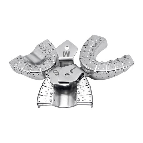 部分牙齿口腔印模托盘 - Foshan Roson Medical Instrument - 带孔