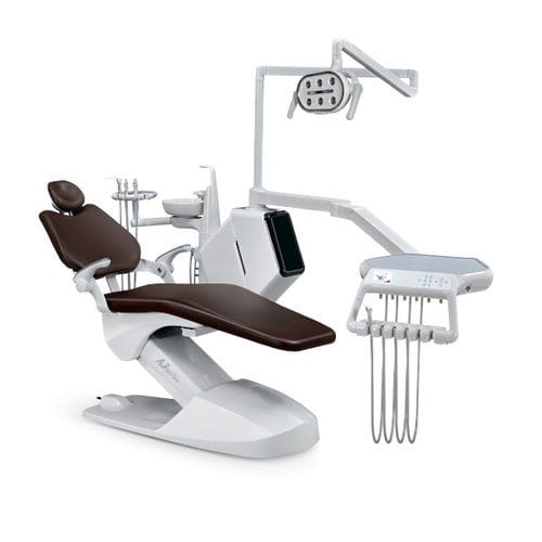 带电动椅牙科治疗设备 - A3L - Foshan Roson Medical Instrument - 紧凑型 / 便携式 / 具有活动头枕