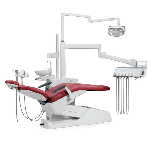 带电动椅牙科治疗设备 - S9 - Foshan Roson Medical Instrument - 紧凑型 / 具有活动头枕 / 带卫生系统