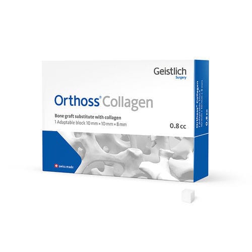 合成人工骨材料 - Orthoss® Collagen - Geistlich Pharma - 骨外科 / 颗粒 / 可延展