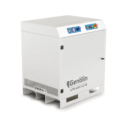 医用空气压缩机 - QUBE DRY 300 H - Gentilin - 带有空气干燥器 / 无油 / 静音