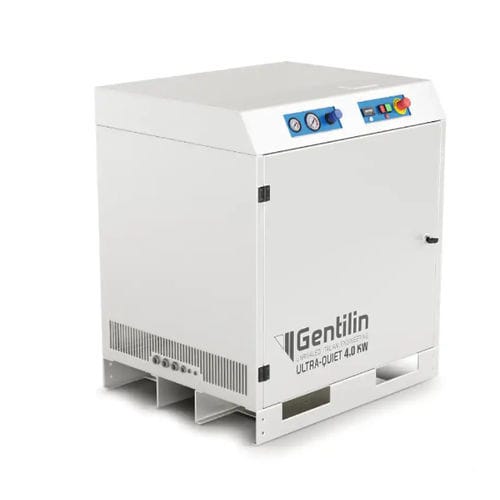 医用空气压缩机 - QUBE DRY 550 H - Gentilin - 带有空气干燥器 / 无油 / 静音