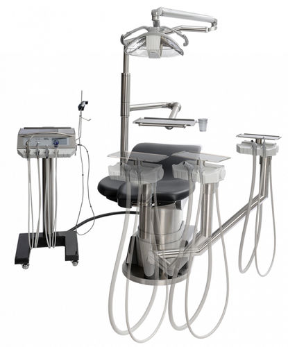 带椅子牙科治疗设备 - D2-EC(SA) - DKL CHAIRS GmbH - 紧凑型 / 具有活动头枕 / 带卫生系统