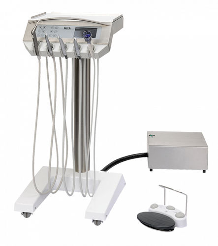 手推车牙科器械放置架 - L2D2-CART - DKL CHAIRS GmbH - 5件器械