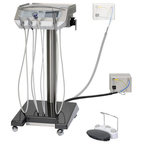 滑轮牙科器械放置架 - L2D2-CART-SK - DKL CHAIRS GmbH - 4件器械