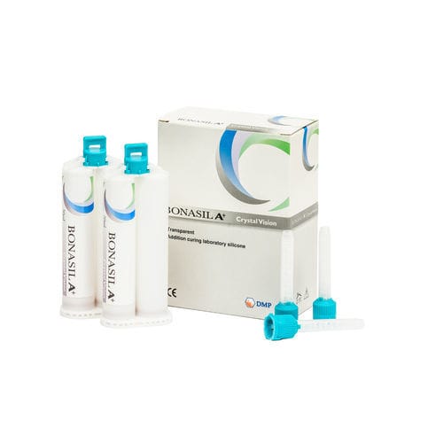 乙烯基聚硅氧烷牙科材料 - BONASIL A+ Crystal Vision - DMP - 用于印模托盘 / 牙科实验室 / 透明