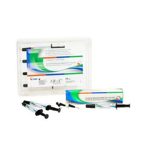 合成流体牙科材料 - NANOCERAM-BRIGHT FLOW - DMP - 牙齿修复 / 后牙 / 光聚合