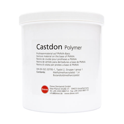 亚克力牙科材料 - Castdon - Dreve Dentamid GmbH   - 牙齿修复 / 粉末
