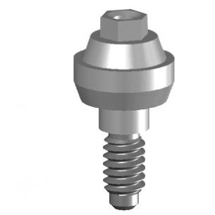 钛种植体基台 - PCV41-48-HI - EASY SYSTEM IMPLANT - 内部 / 直线型 / 螺杆