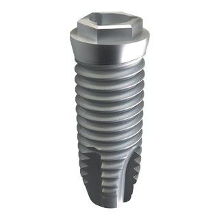 圆柱形牙齿植入物 - Hexcel-S - EASY SYSTEM IMPLANT - 钛 / 外六角形