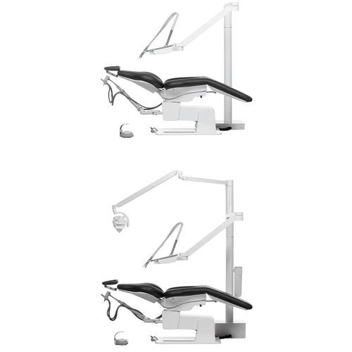 带电动椅牙科治疗设备 - UnicLine S Pillar - Heka Dental - 具有活动头枕 / 带卫生系统 / 带口腔内摄像机