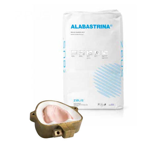 石膏牙科材料 - zeus alabastrina® - INDUSTRIA ZINGARDI SRL   - 牙科实验室 / 粉末