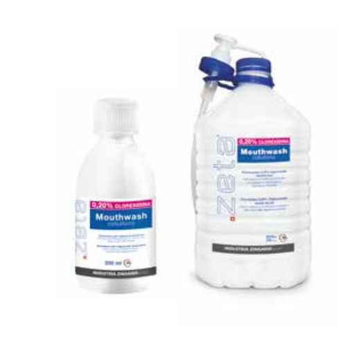 氯已定基牙科材料 - ZETA-MOUTHWASH - INDUSTRIA ZINGARDI SRL   - 口腔预防 / 液体