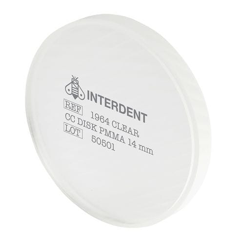 亚克力牙科材料 - CC Disk - Interdent - 牙齿修复 / CAD/CAM / 铣削